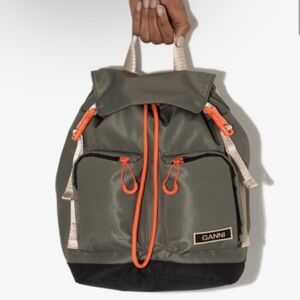 Ganni
Backpack
Green, Polyester